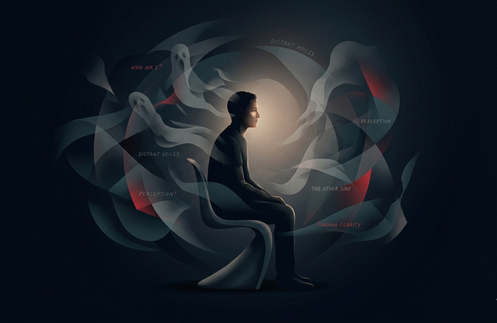 Schizophrenia Symptoms and Causes : Essential Facts Schizophrenia symptoms causes and treatment - mental health illustration