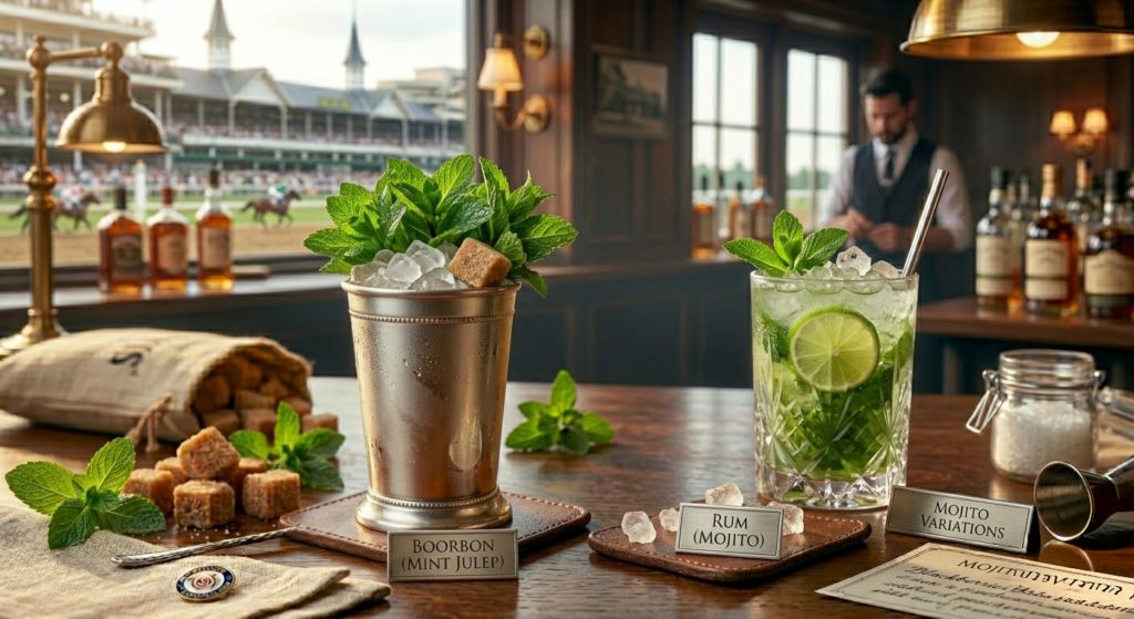 The Best Mint Julep Recipe: 5 Easy Steps to Make the Perfect Kentucky Derby Cocktail Classic mint julep recipe with bourbon and fresh mint leaves in a silver cup