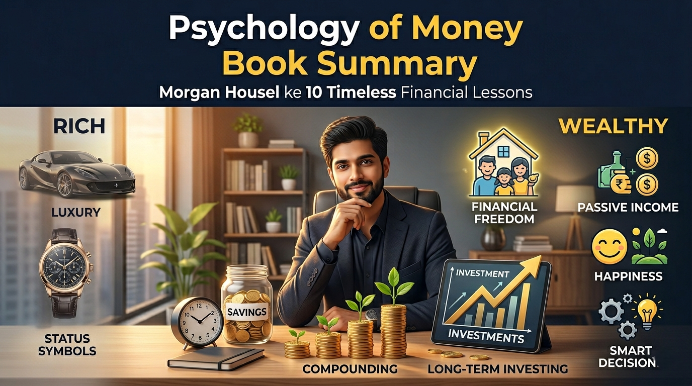 Psychology of Money Book Summary: Paisa, Greed aur Khushi ke Timeless Lessons 2026